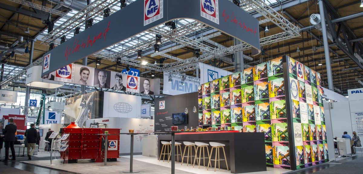 AMF-BRUNS Messestand LIGNA